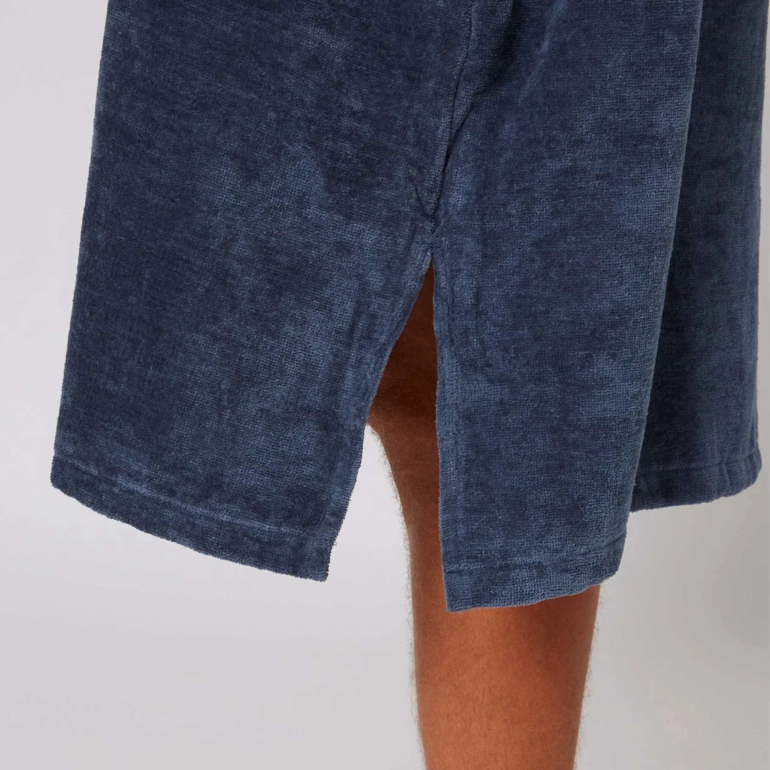 O&E X REAL SURF ADULT HOODED PONCHO - NAVY