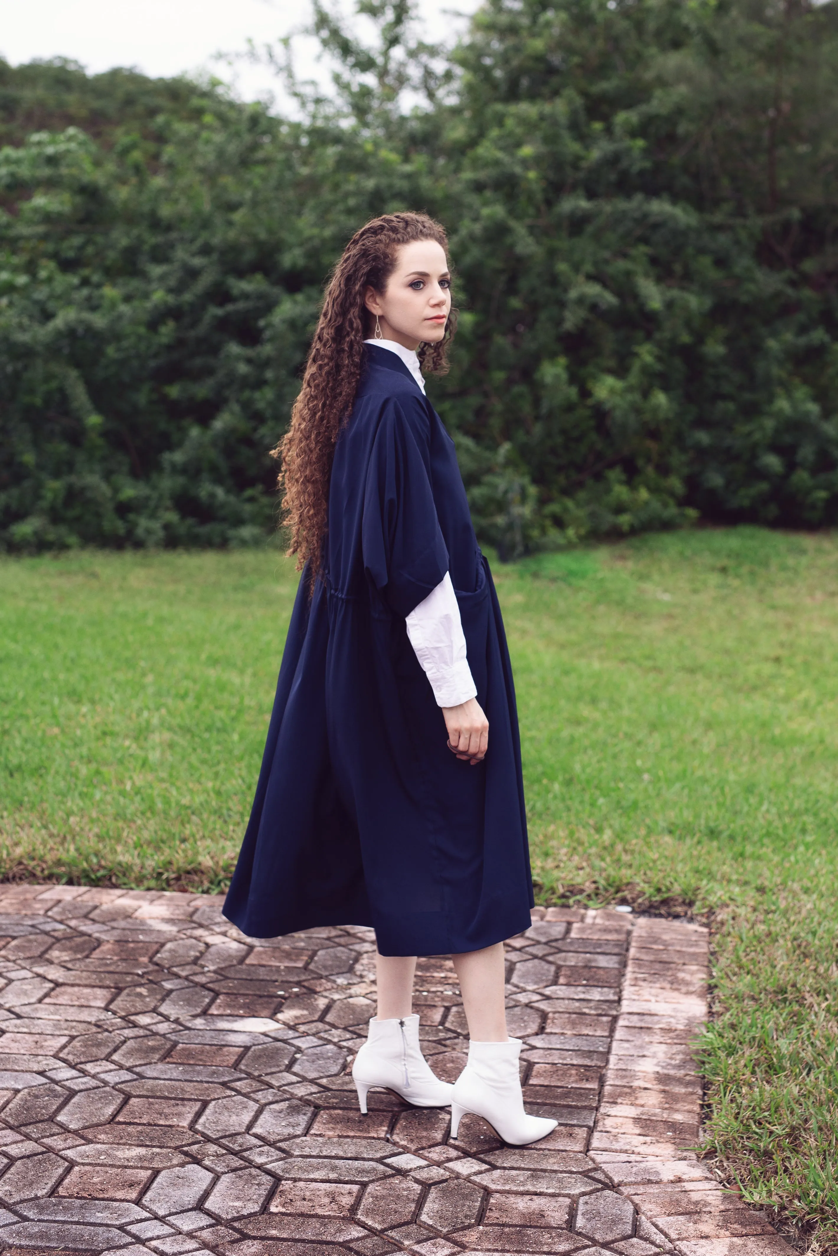 Oka Crepe - Navy