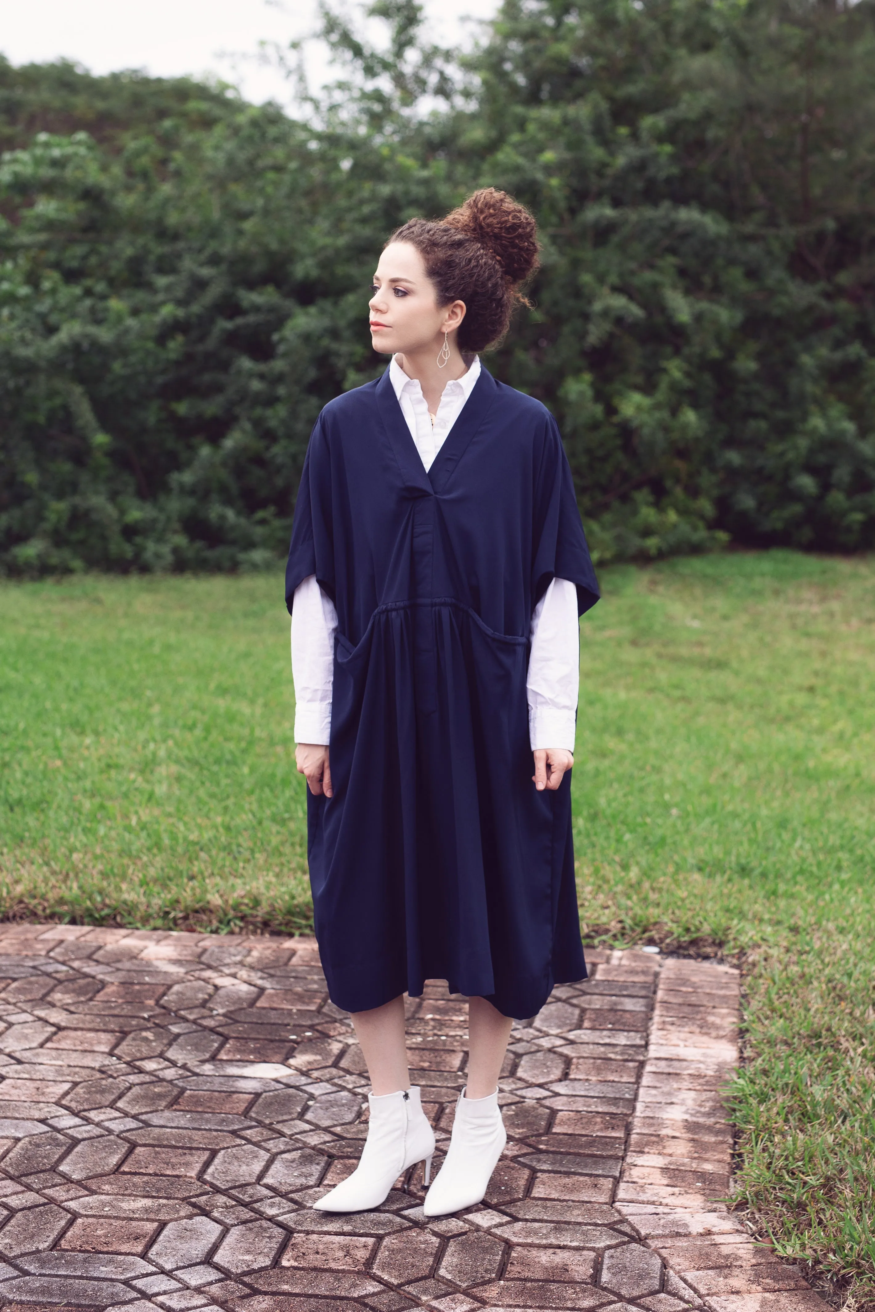 Oka Crepe - Navy