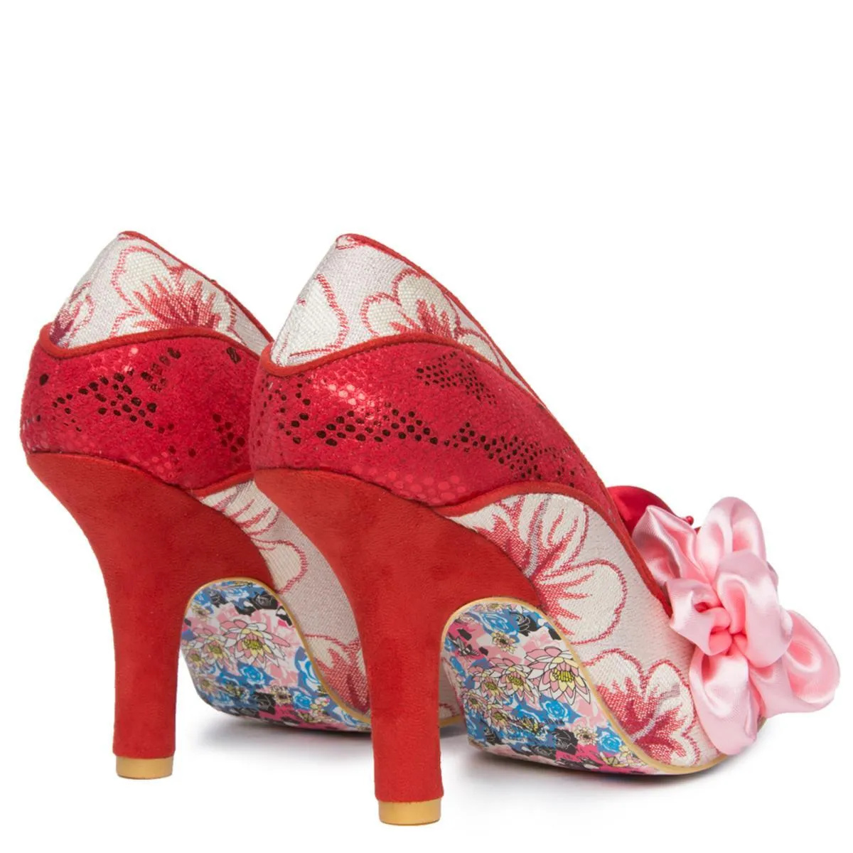 Peach Melba Red High Heel RED