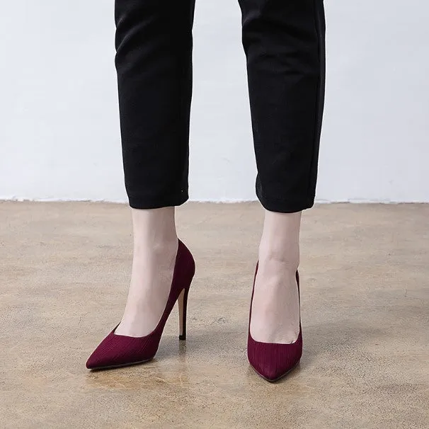 Petite Silk Satin Dress High Heels AP152