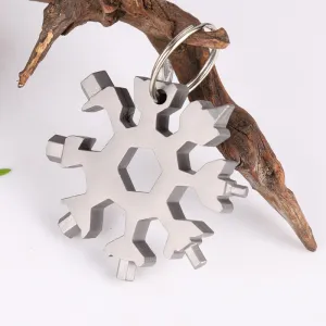 Portable Outdoor Snowflake Tool