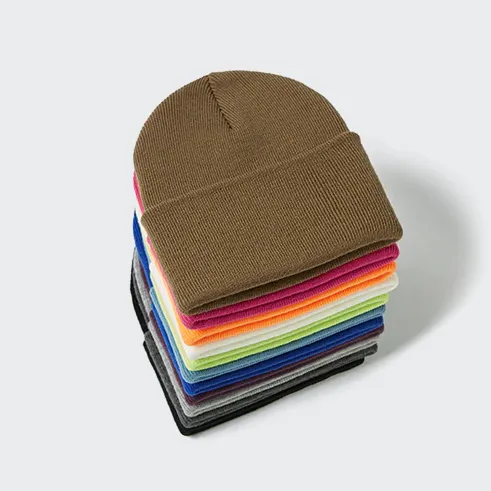 "CAPCUFF" Bonnet Marron Streetwear - URB1™