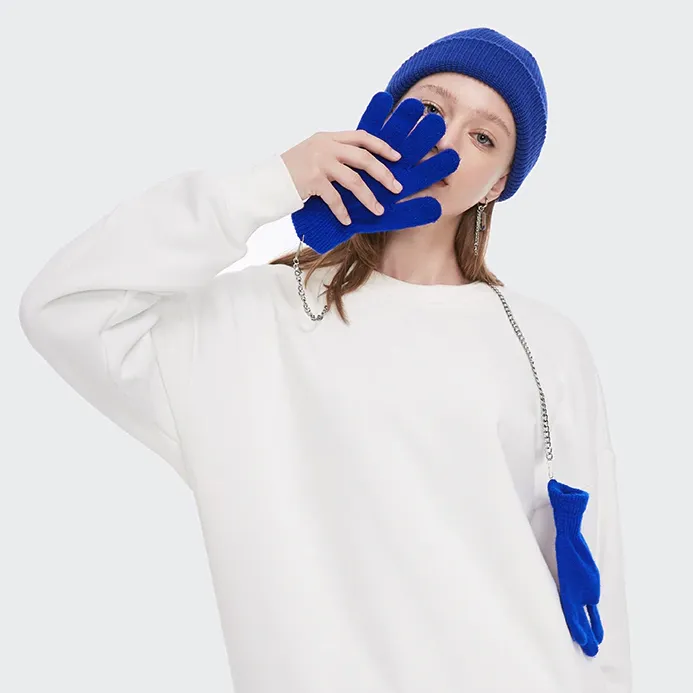 "CAPCUFF" Bonnet Violet Foncé Streetwear - URB1™