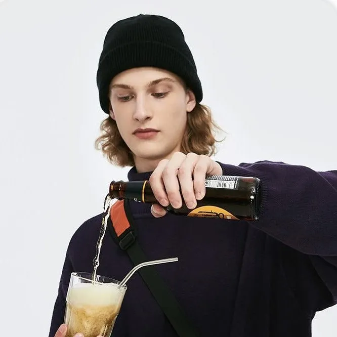 "CAPCUFF" Bonnet Violet Foncé Streetwear - URB1™