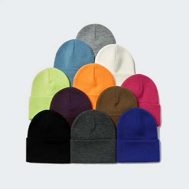 "CAPCUFF" Bonnet Violet Foncé Streetwear - URB1™
