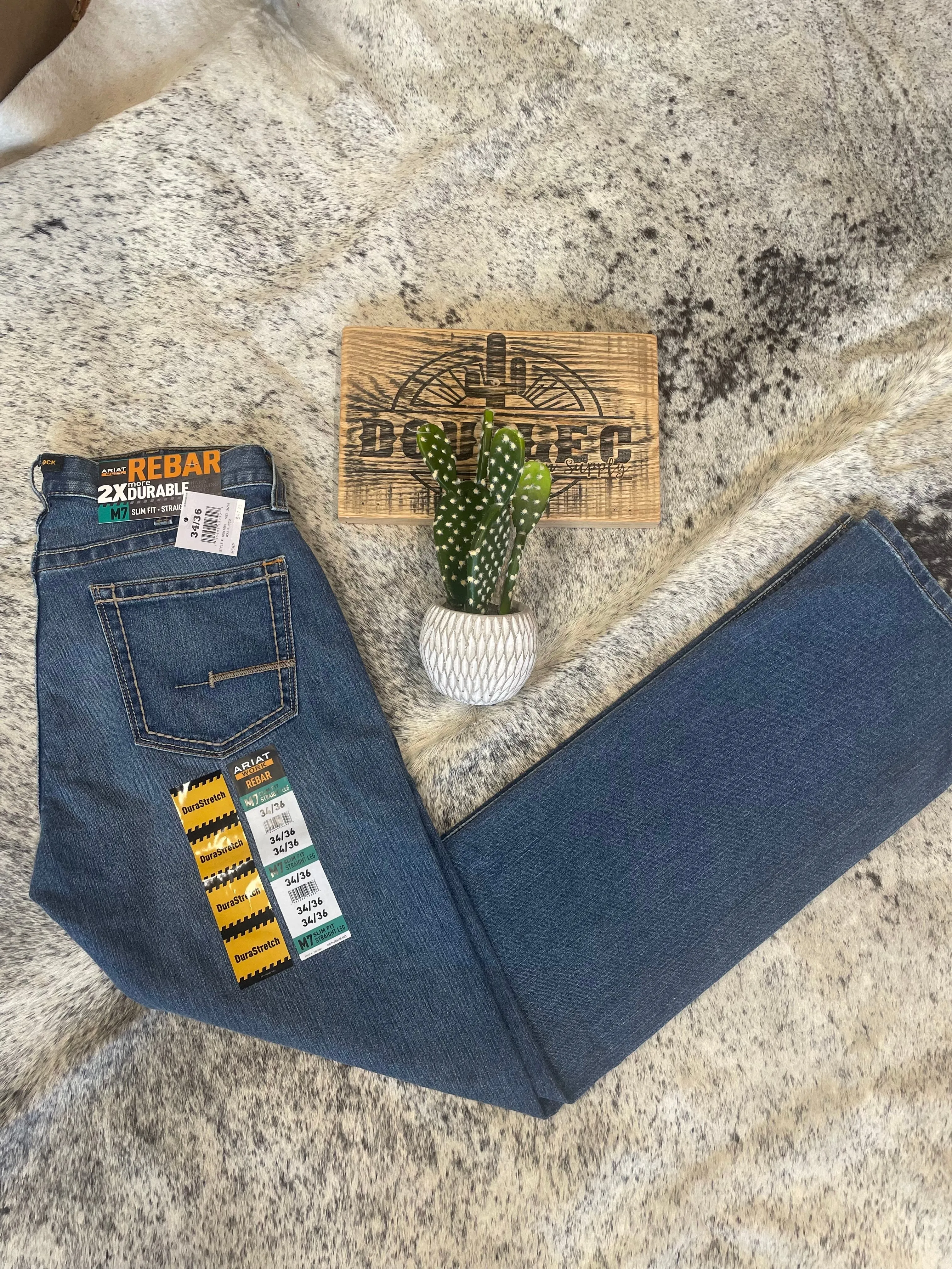 Rebar M7 DuraStretch Edge Stackable Straight Leg Jean