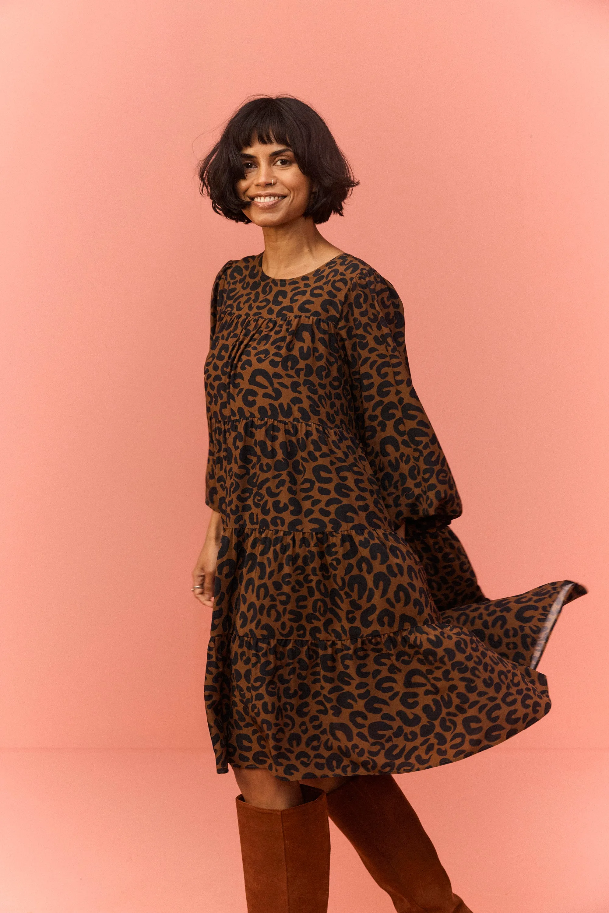 ROBE JENNY LÉOPARD