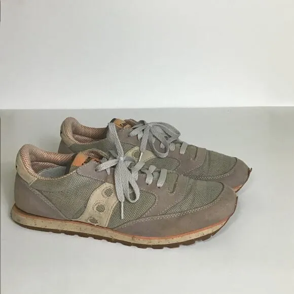 Saucony Men’s Jazz Low Pro orange/Brown Vegan Sneakers Sz. 10 GUC (flaws)