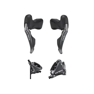 Shimano GRX Di2 Shifters with Flat Mount Calipers (ST-RX815   BR-RX810)