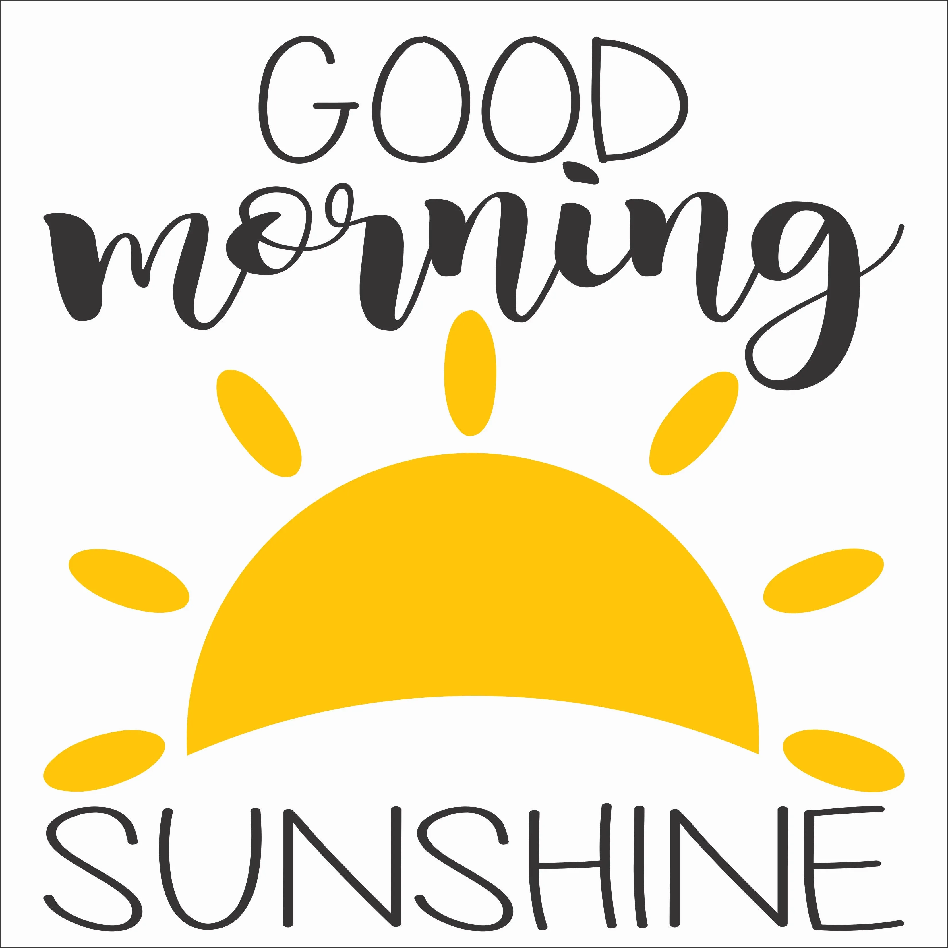 SIGN Design - Good Morning Sunshine