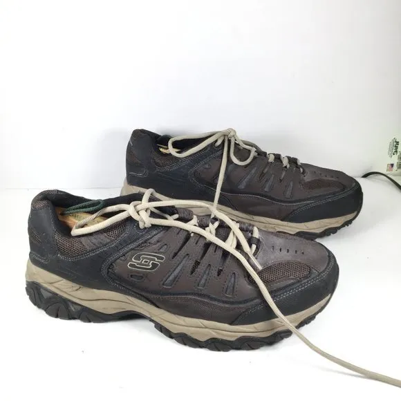 Skechers AFTER BURN Sneakers Brown/Black Size 11