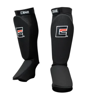 Slip on Leggbeskytter tekstil - Svart