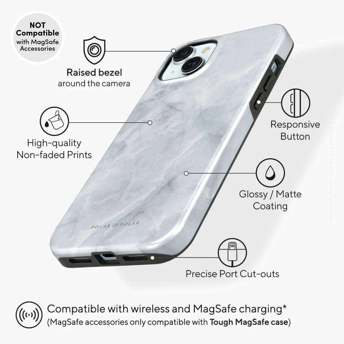 Snow Mountain - iPhone 15 Plus Case