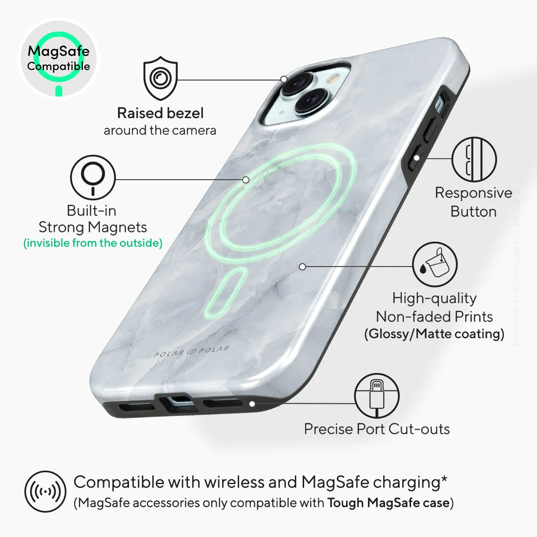 Snow Mountain - iPhone 15 Plus Case