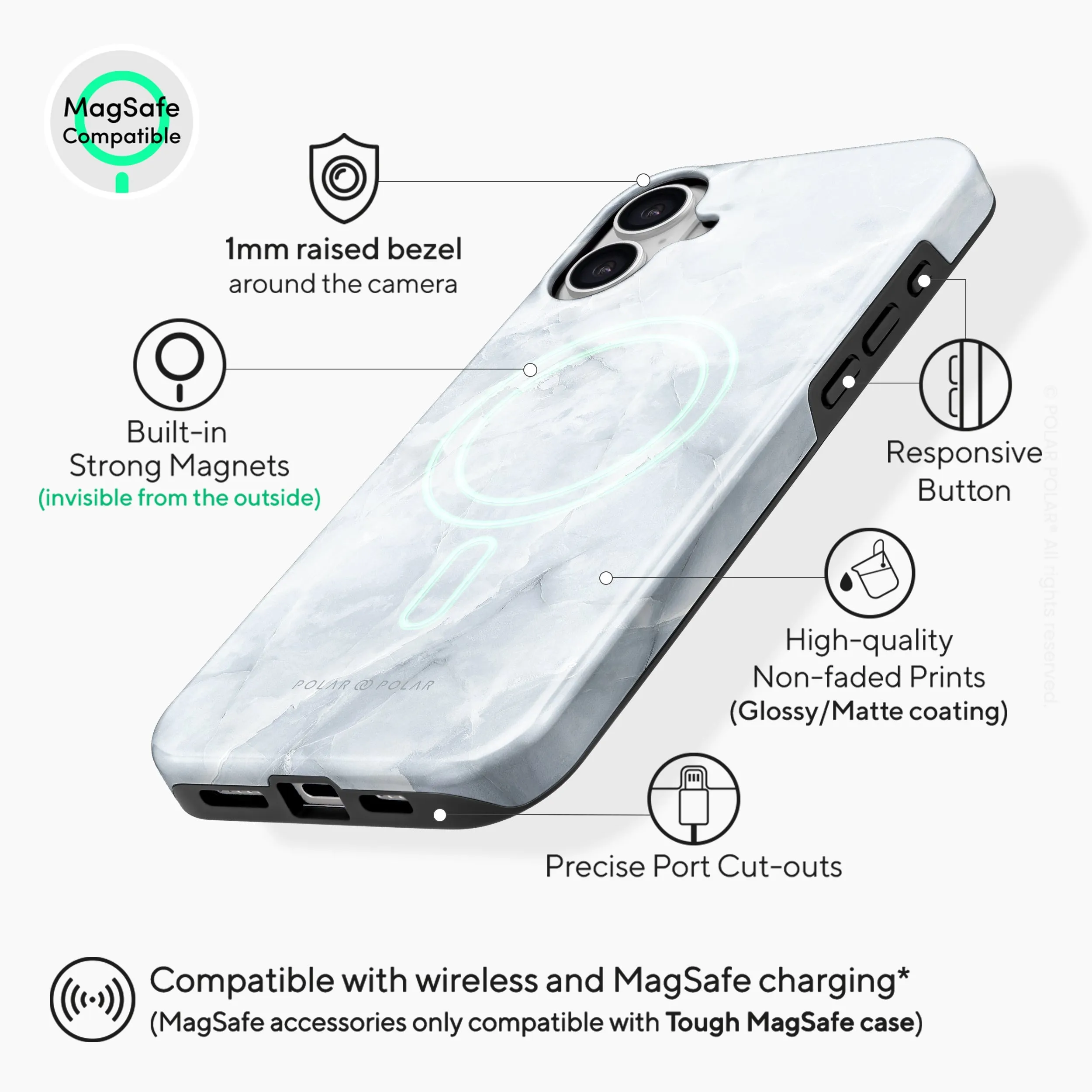 Snow Mountain - iPhone 16 Case
