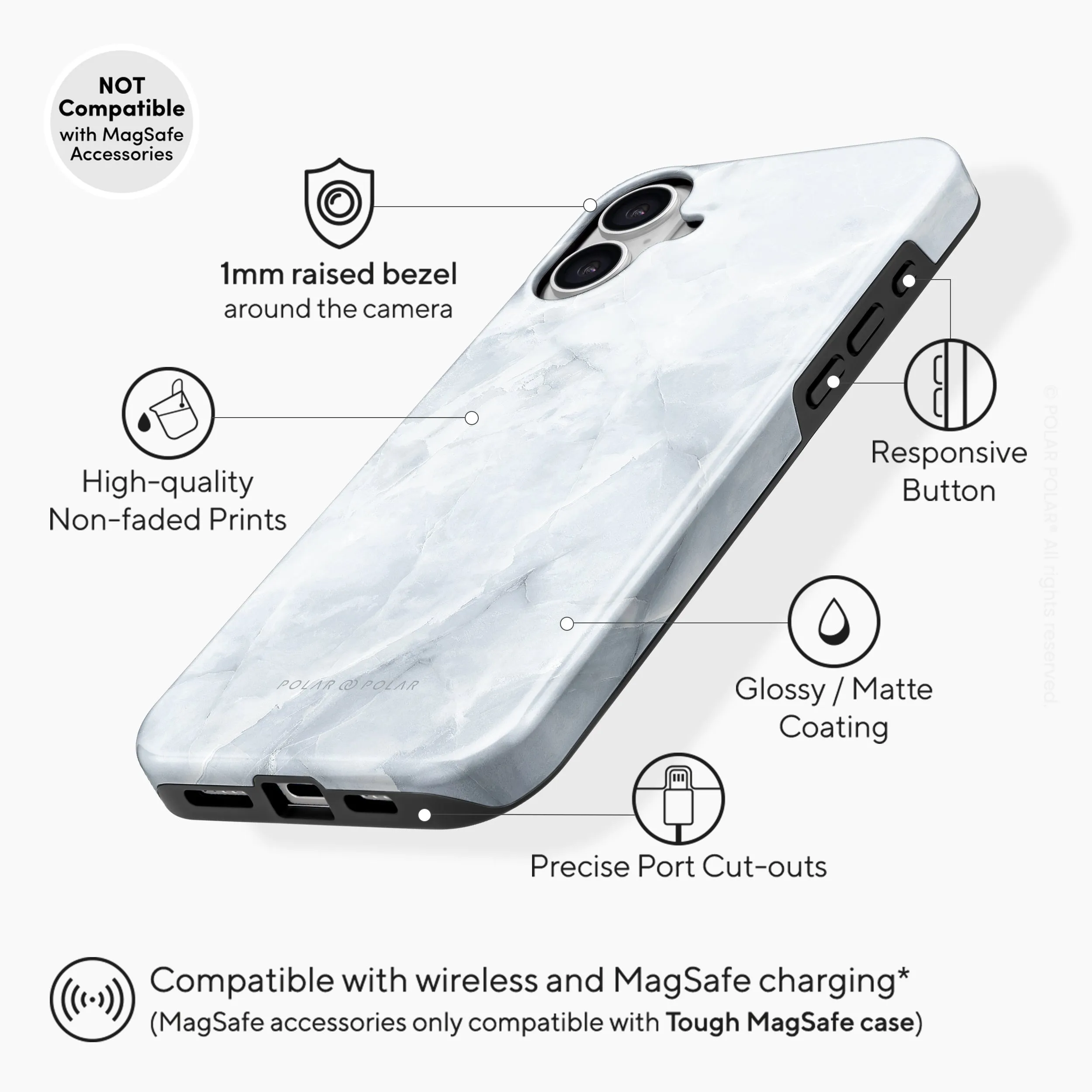 Snow Mountain - iPhone 16 Case