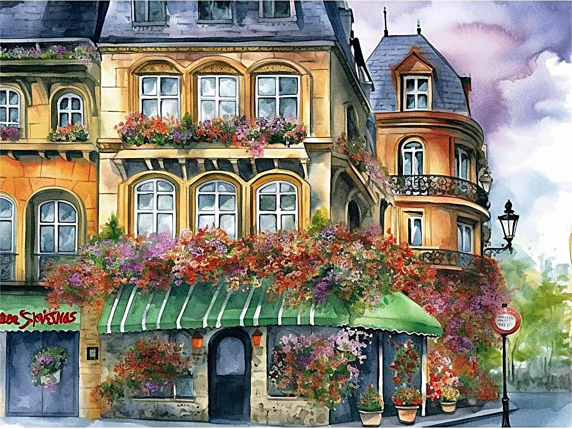Street Paint By Numbers Kits UK MJ8594
