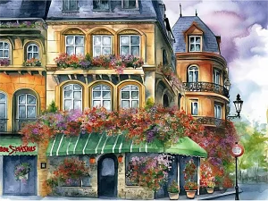 Street Paint By Numbers Kits UK MJ8594