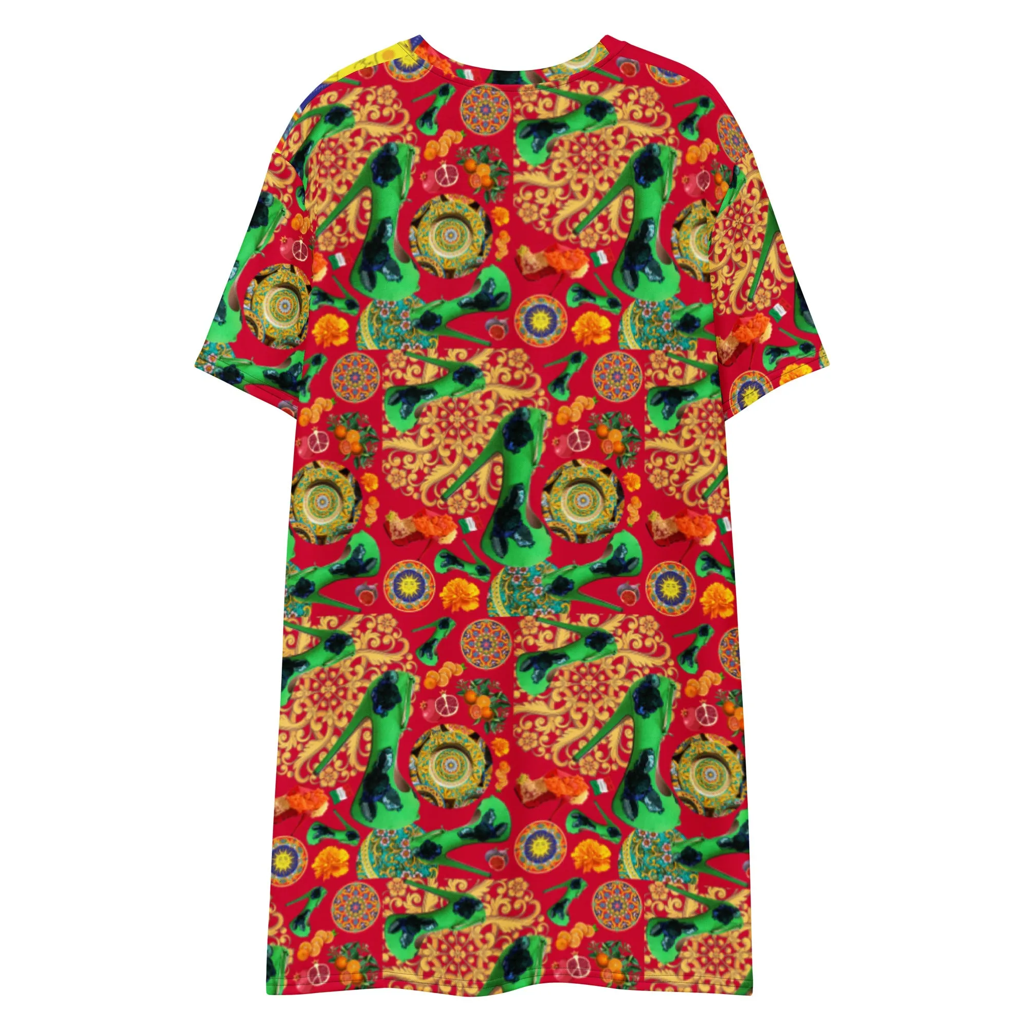 T-shirt dress 'Artisans love'