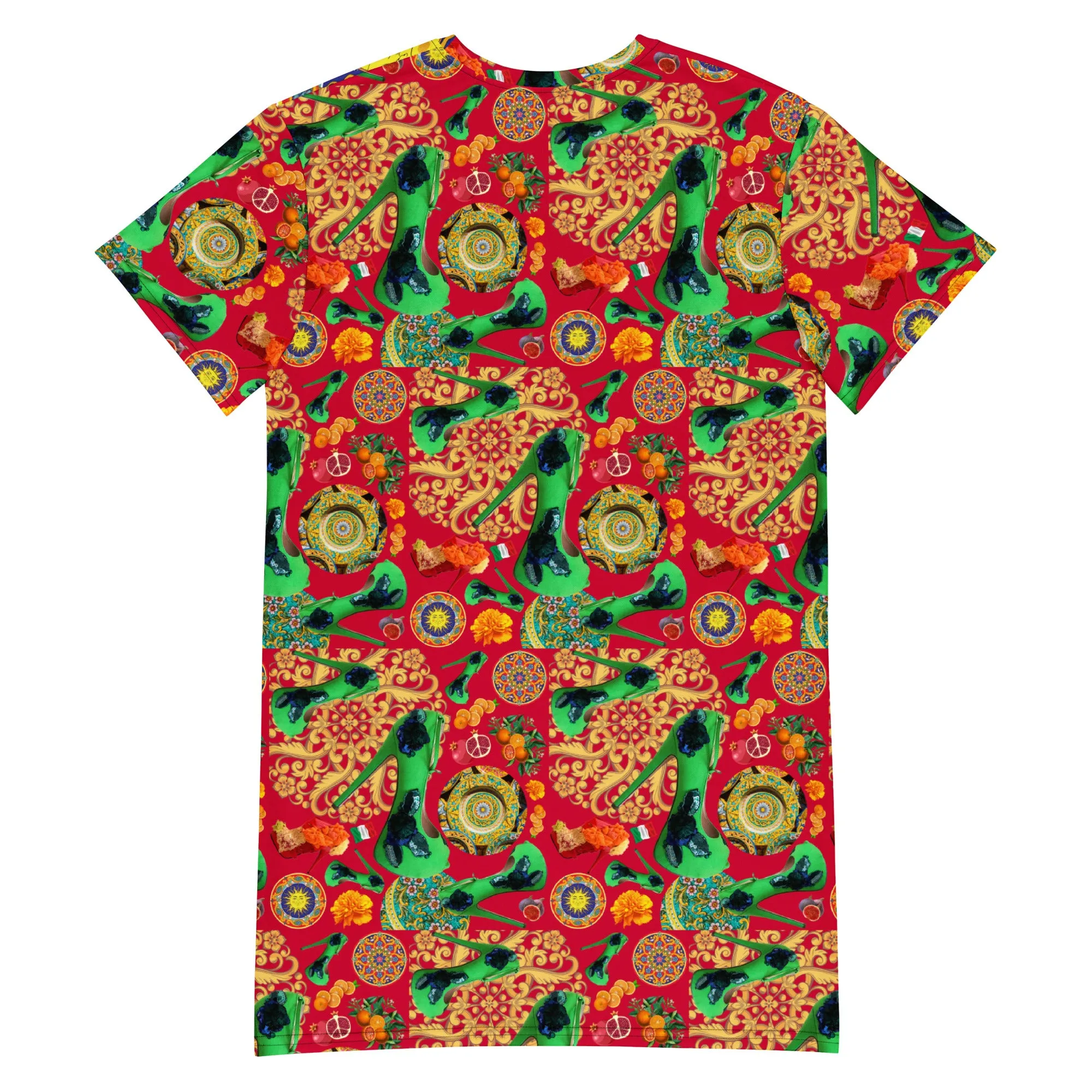 T-shirt dress 'Artisans love'