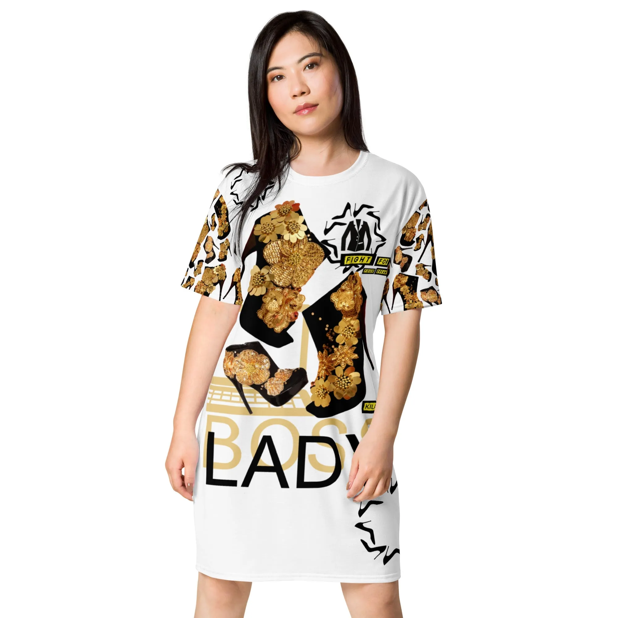 T-shirt dress Calani 'Boss Lady O'
