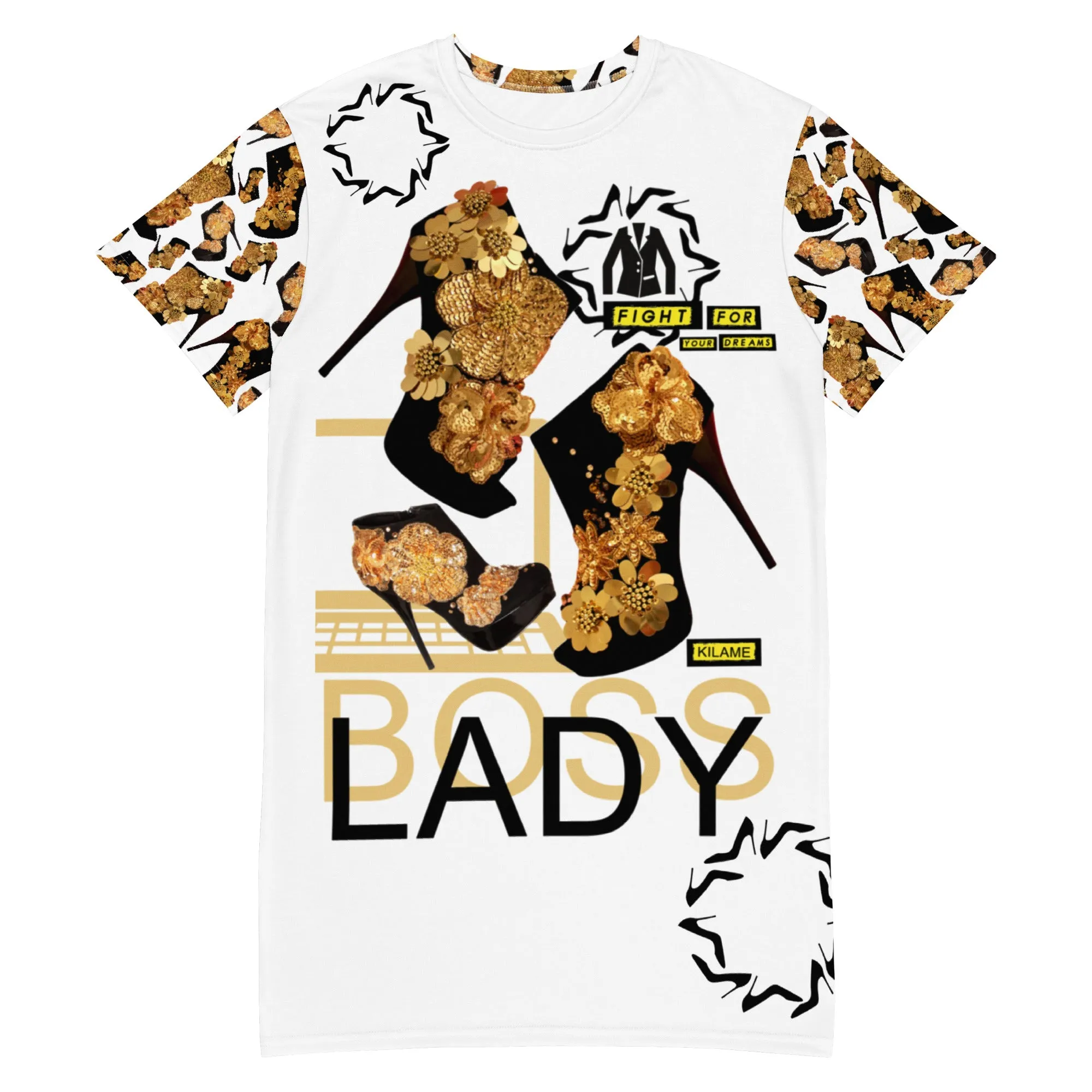 T-shirt dress Calani 'Boss Lady O'