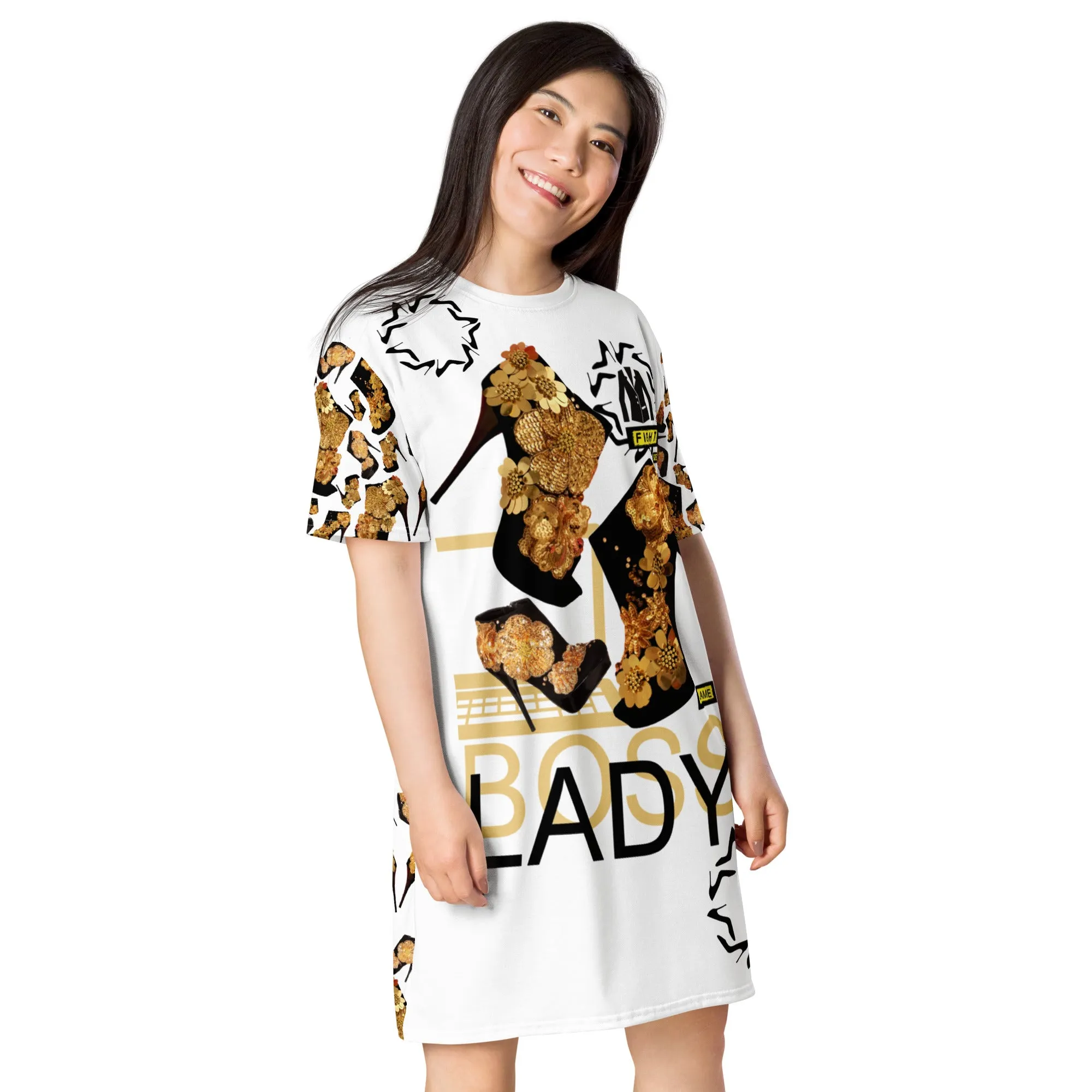 T-shirt dress Calani 'Boss Lady O'