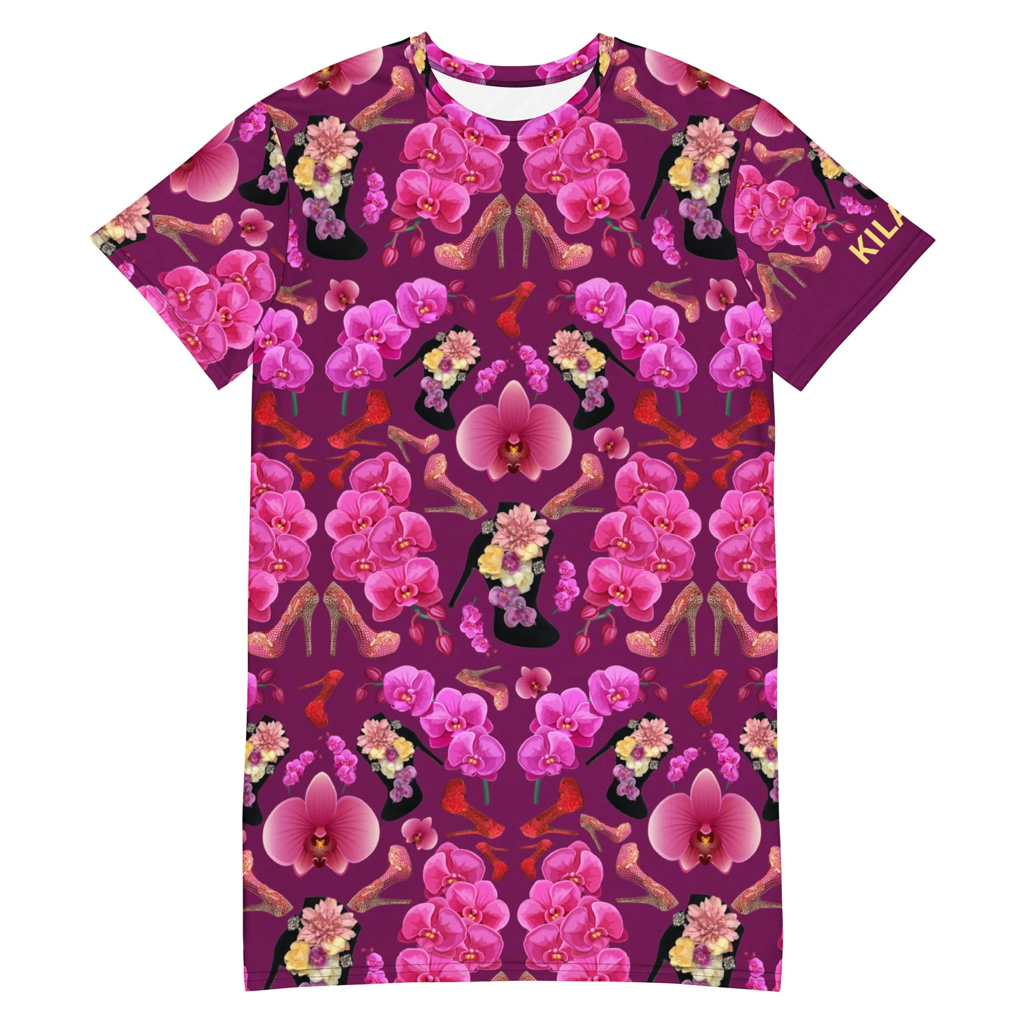 T-shirt dress 'Orchidee'