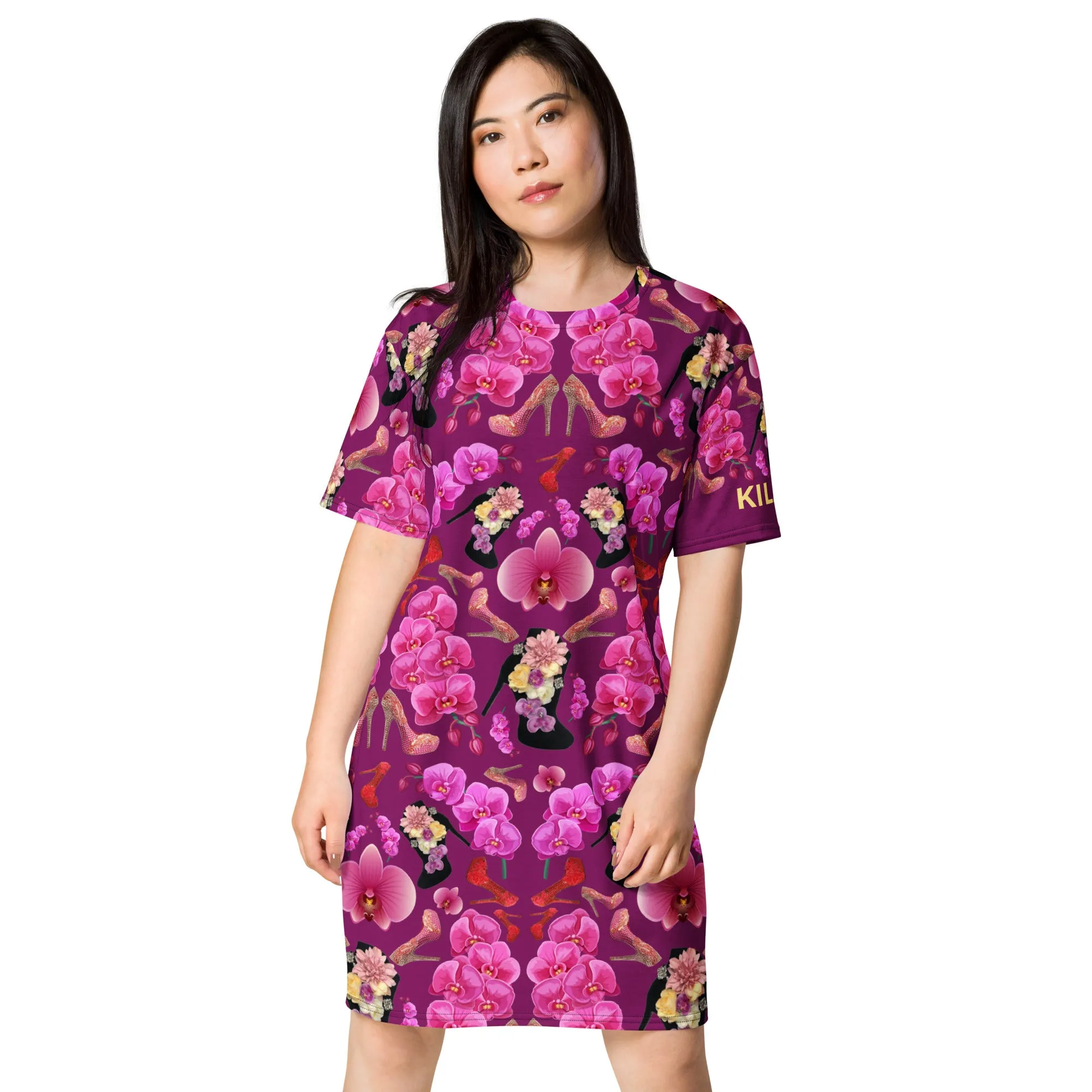T-shirt dress 'Orchidee'