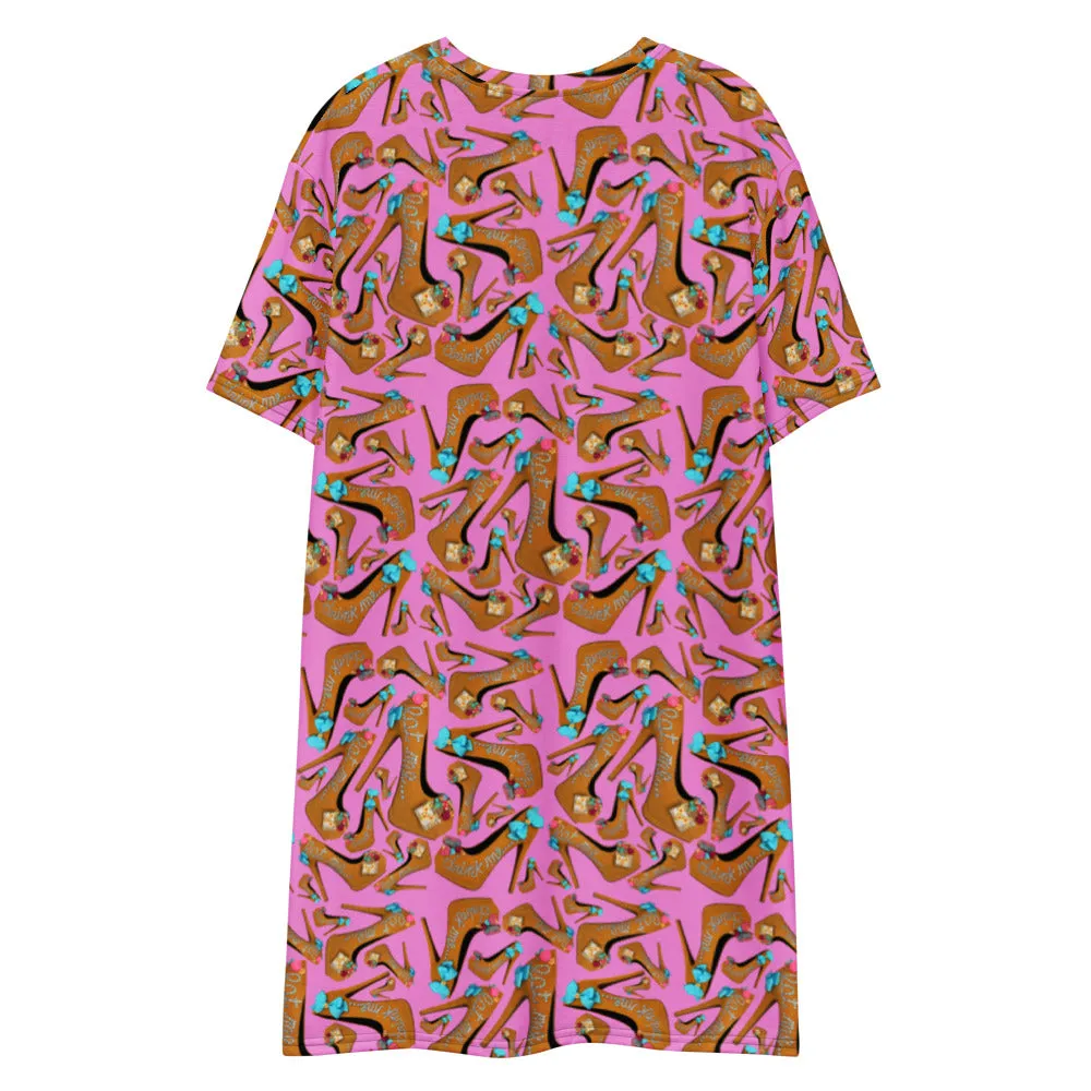 T-shirt dress Talli 'Eat me drink me'