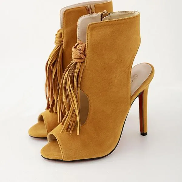 Tassel Style High Heels