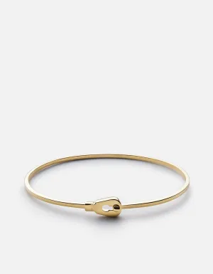 Thin Centra Cuff, Gold Vermeil