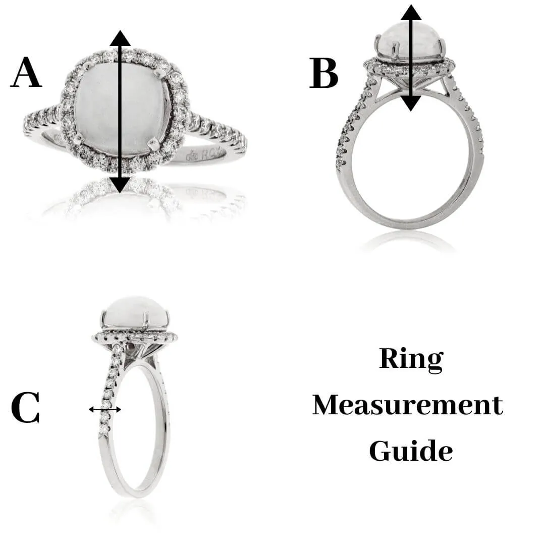 Three Diamond Mountain Ring