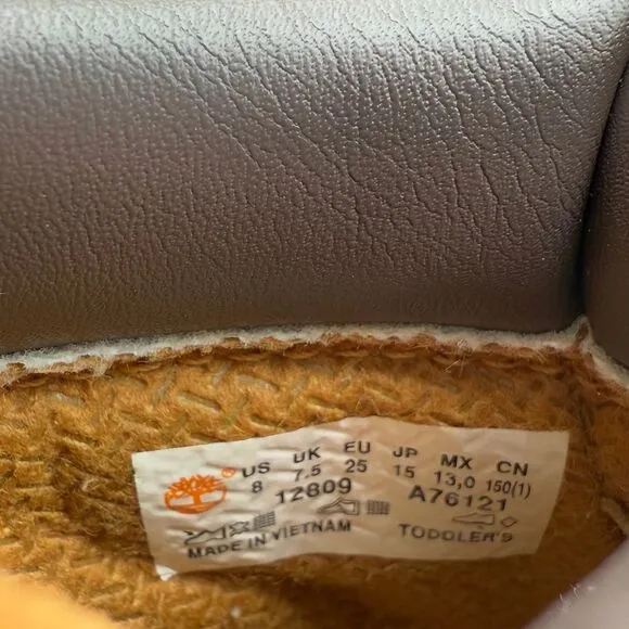 Timberland Unisex Kids' Boots (TD) Sz 8