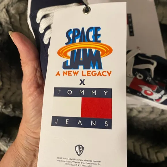 Tommy Hilfiger Space Jams Sneakers Size 12 Boy/Girl NIB