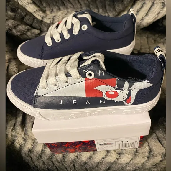 Tommy Hilfiger Space Jams Sneakers Size 12 Boy/Girl NIB