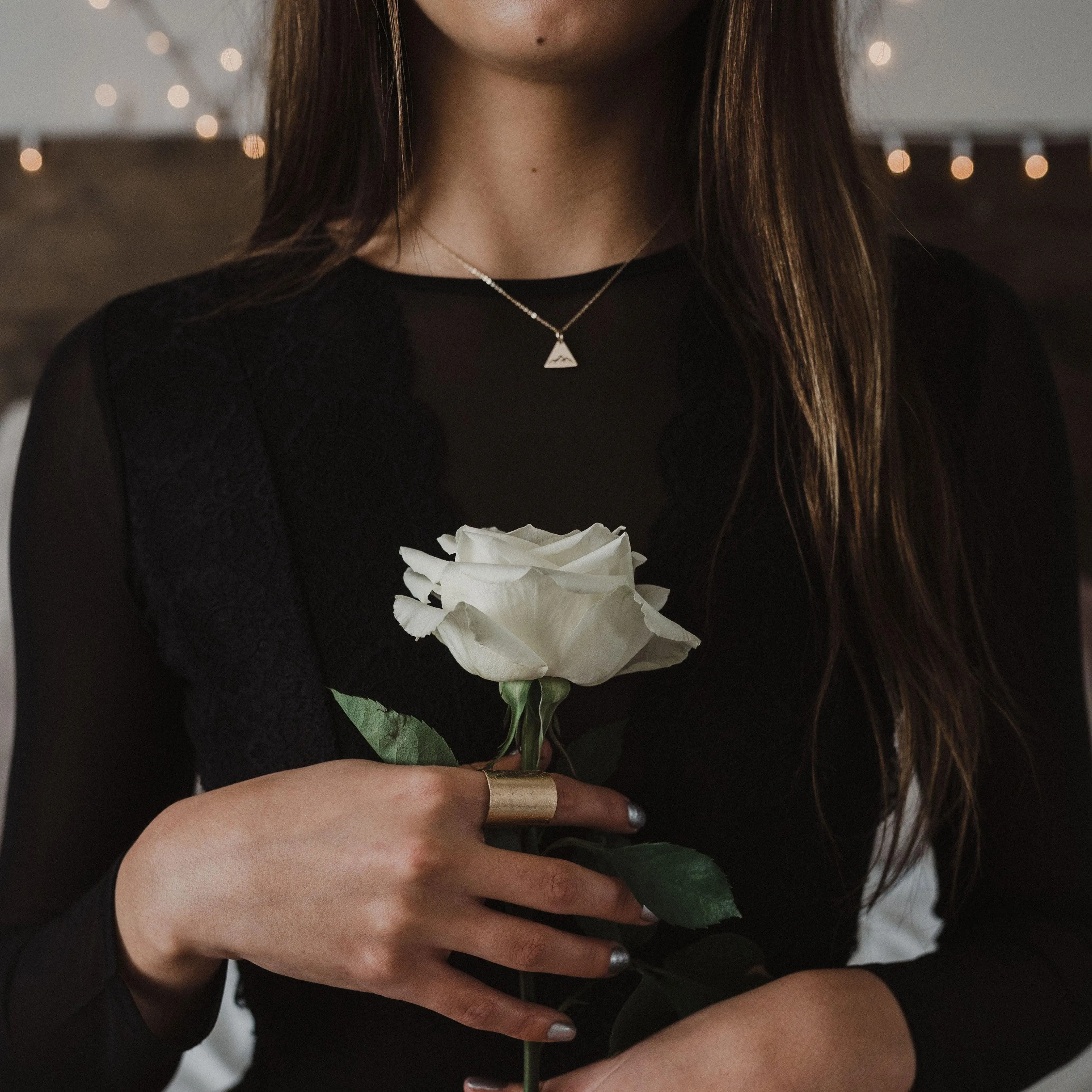 Triangle Mountain Necklace