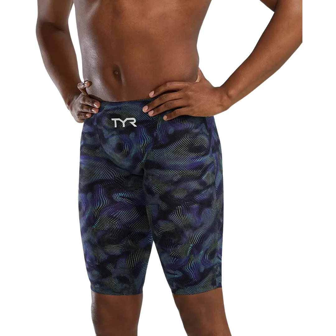 TYR Men's Avictor 2.0 Exolon High Waist Jammer | Lime Navy