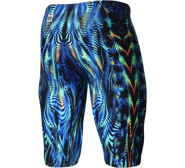 TYR Venzo Genesis Men's High Waist Jammer Swimsuit- Steel Blue