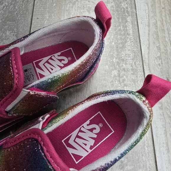 Vans Slip On Velcro Rainglow Toddler
