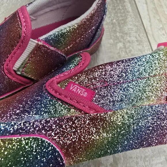 Vans Slip On Velcro Rainglow Toddler