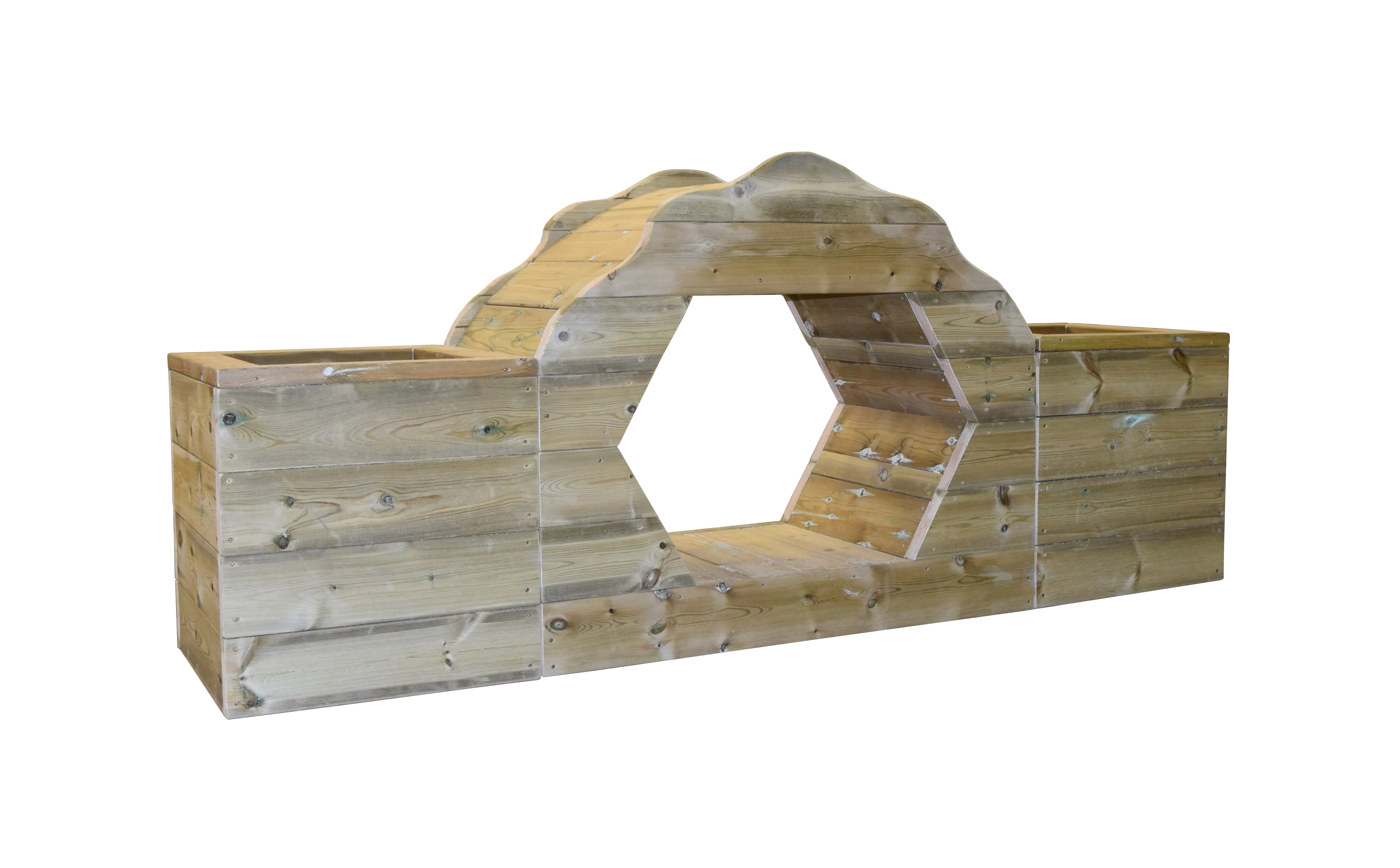 Wooden Adventure Tunnel
